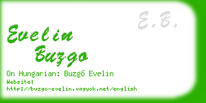 evelin buzgo business card